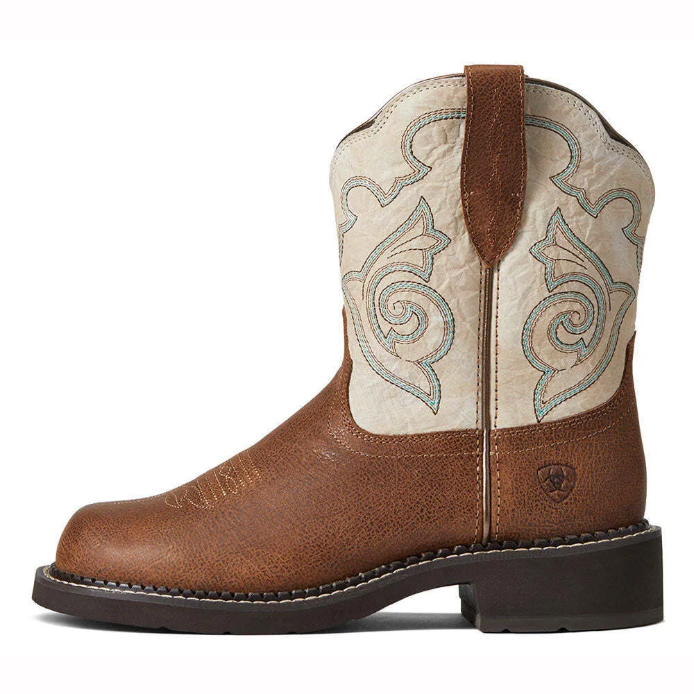 10040265 Ariat Women's Fatbaby Heritage Tess - Tortuga- Crema