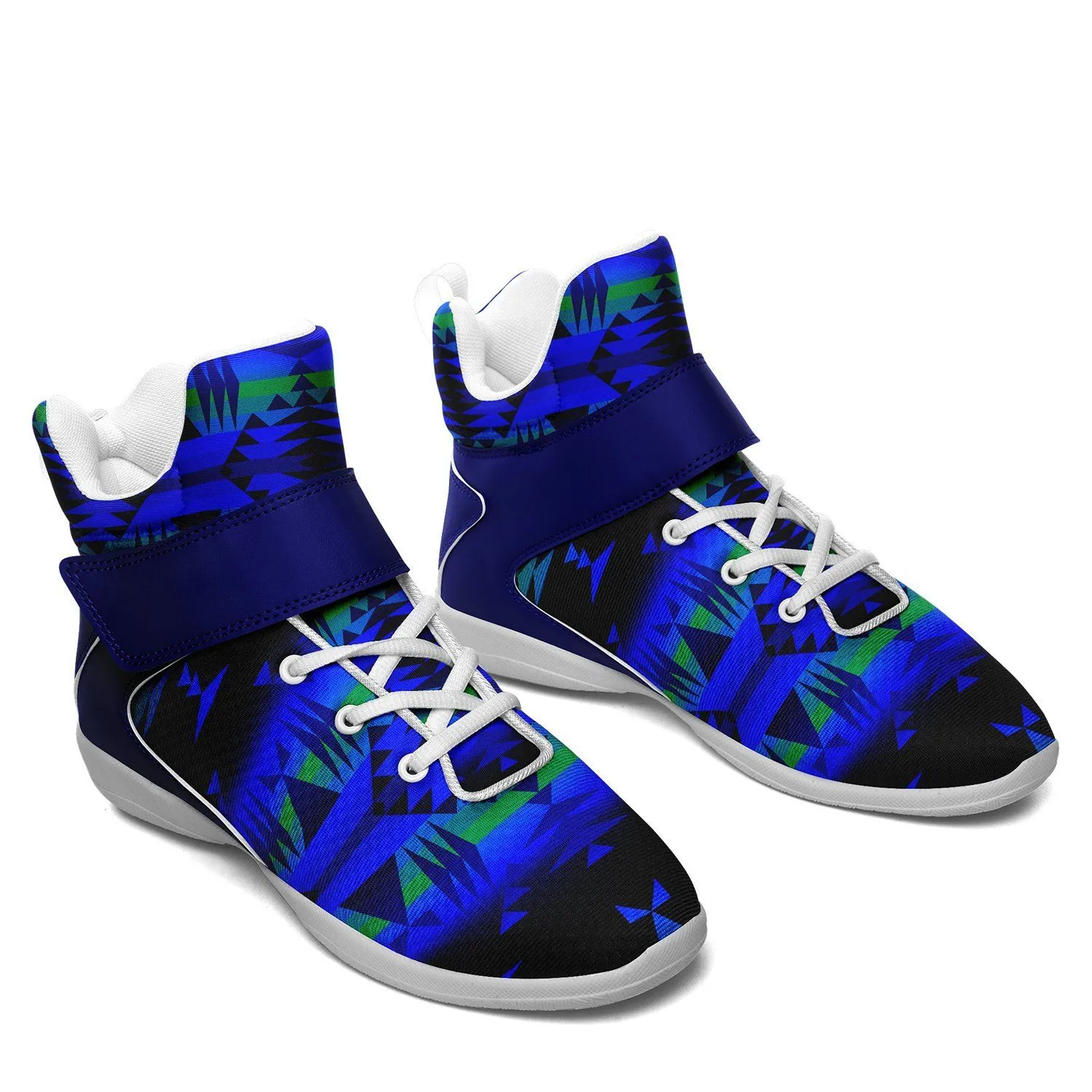 Between the Blue Ridge Mountains Ipottaa Basketball / Sport High Top Shoes - White Sole