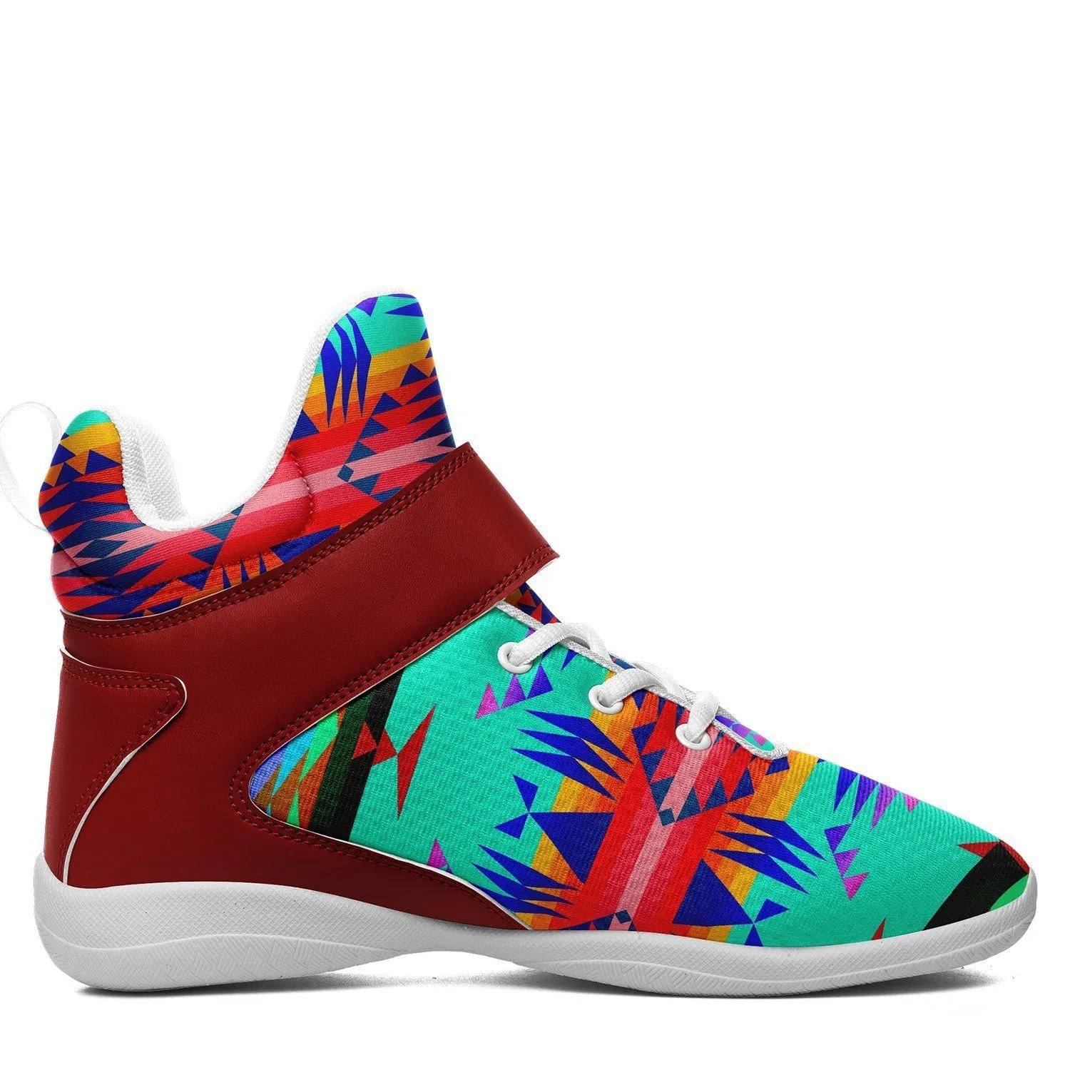 Between the Mountains Spring Ipottaa Basketball / Sport High Top Shoes - White Sole