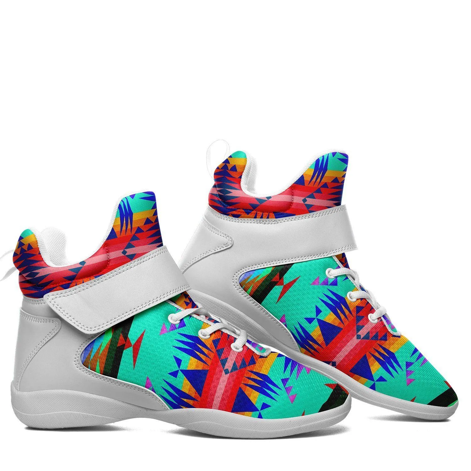 Between the Mountains Spring Ipottaa Basketball / Sport High Top Shoes - White Sole