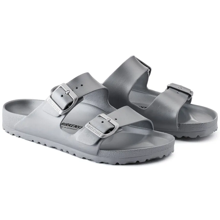 Birkenstock Womens Arizona Essentials EVA Metallic Silver