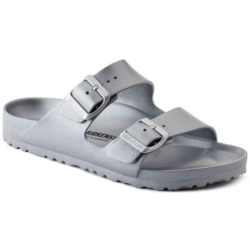 Birkenstock Womens Arizona Essentials EVA Metallic Silver