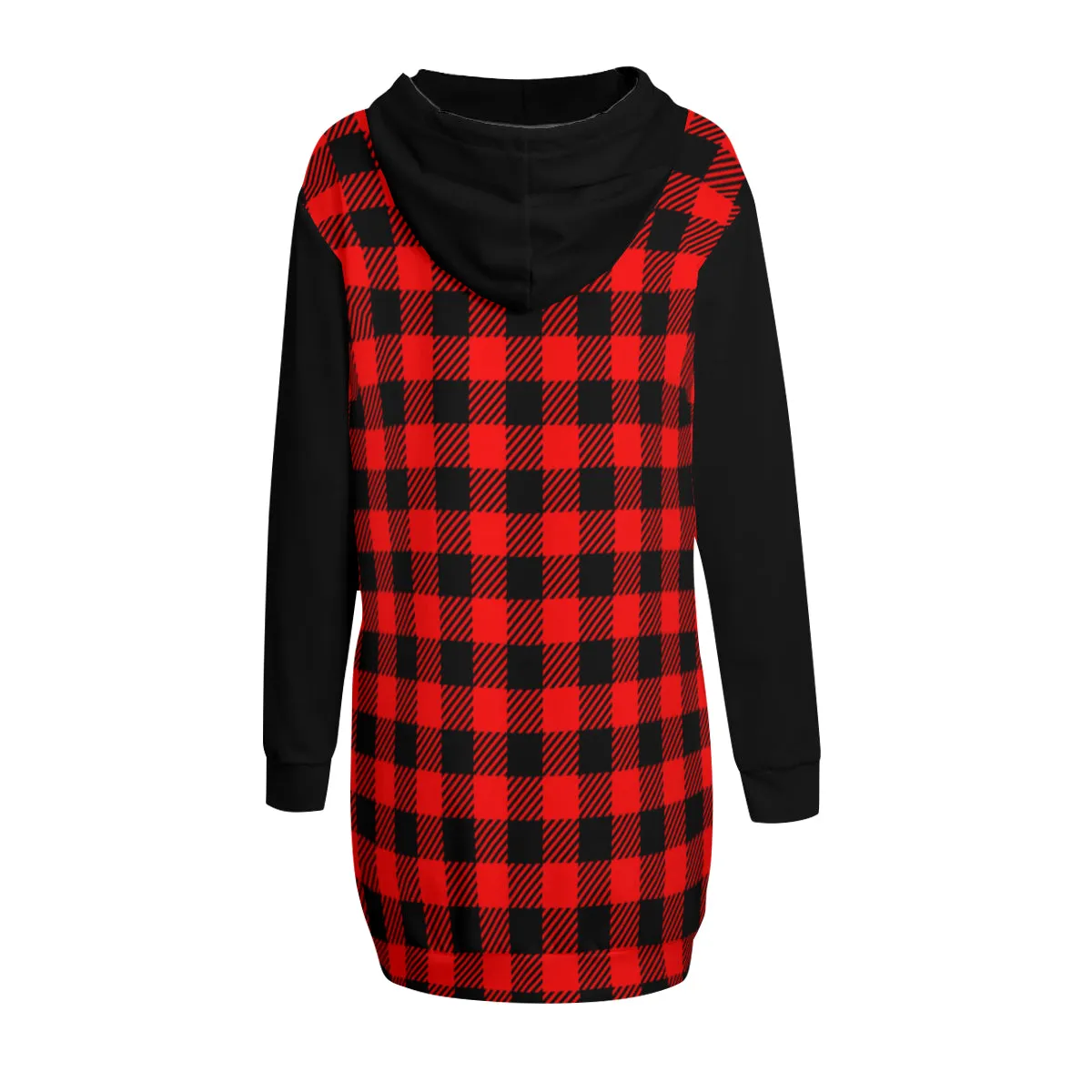 Black & Red Sweatshirt Dress