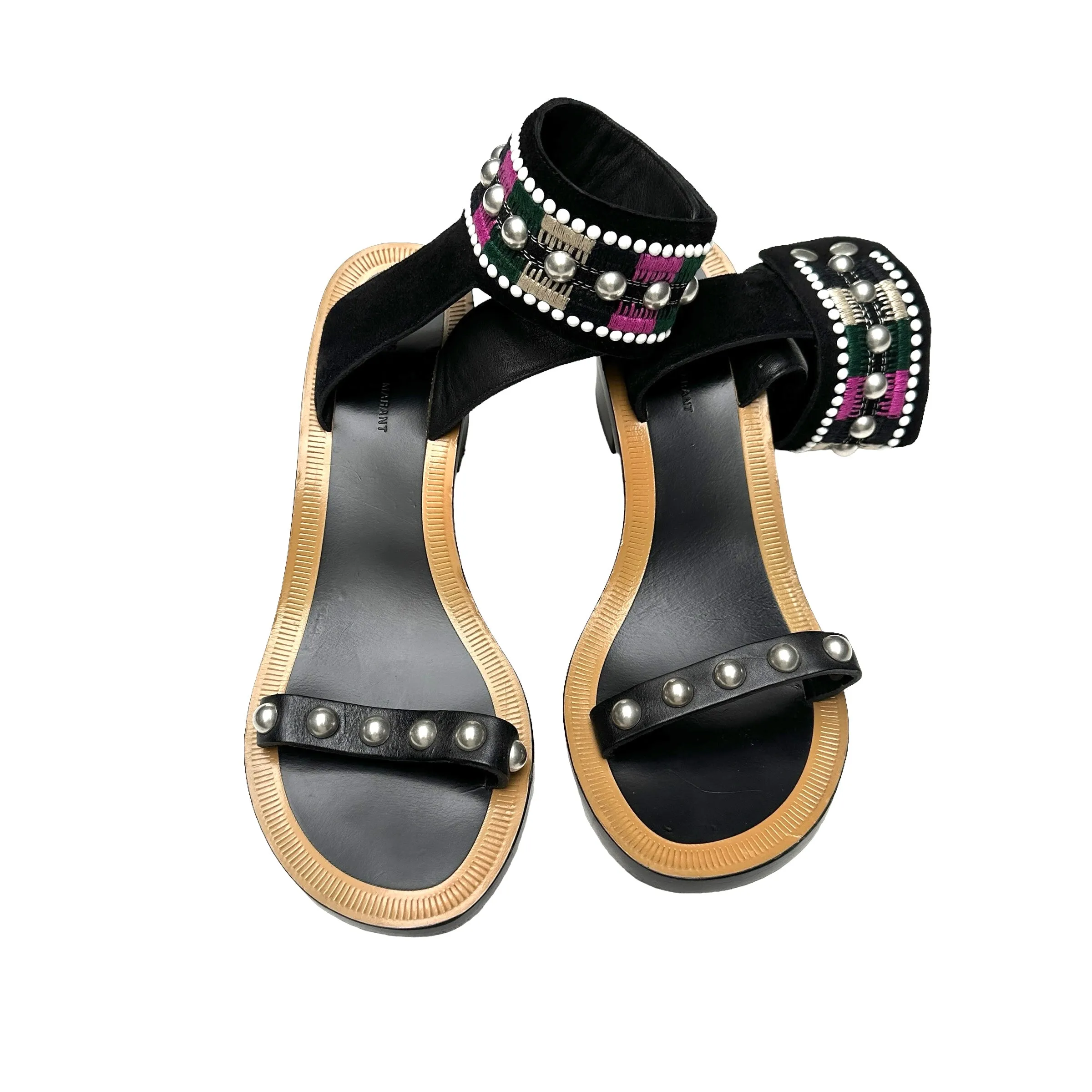 Black Iconic Sandals - 7