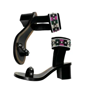 Black Iconic Sandals - 7