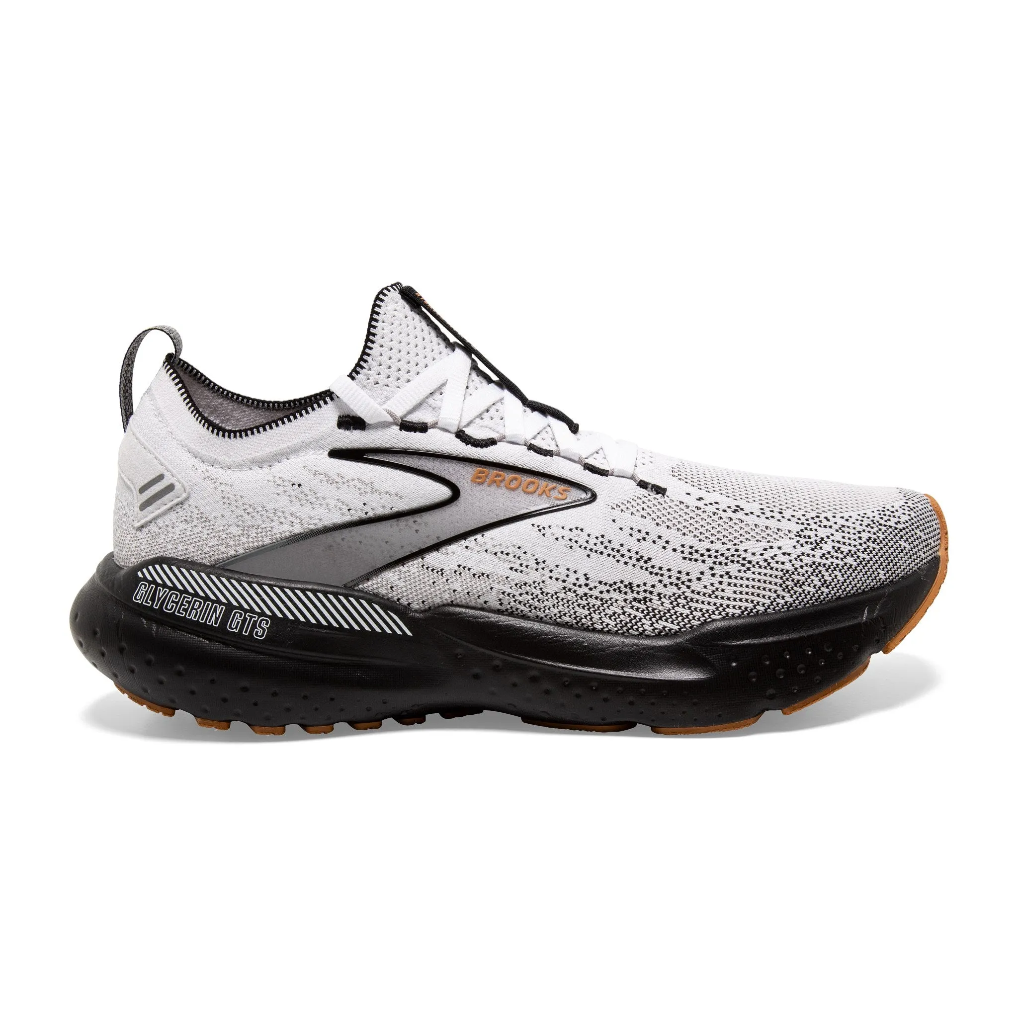 Brooks Glycerin StealthFit GTS 21 White Grey Black