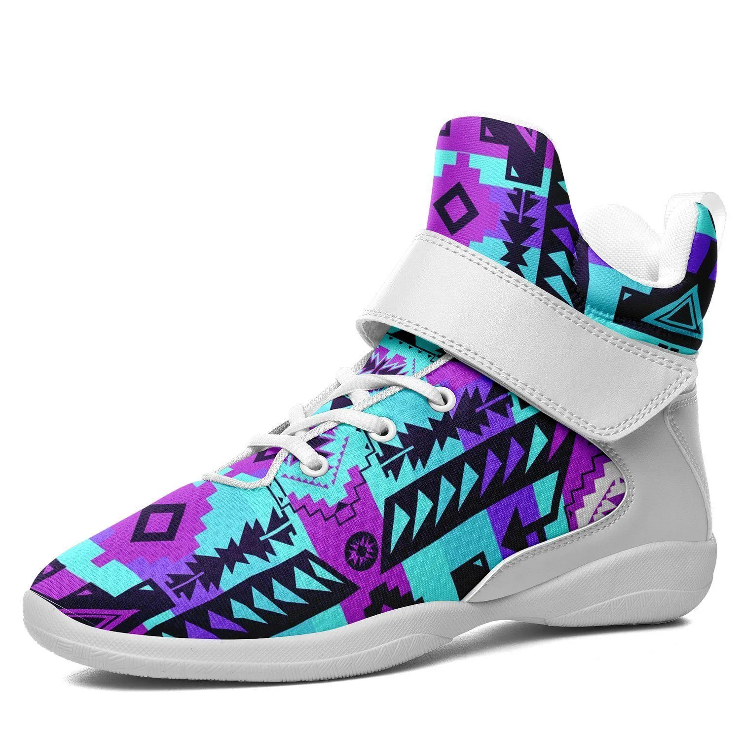 Chiefs Mountain Moon Shadow Ipottaa Basketball / Sport High Top Shoes - White Sole