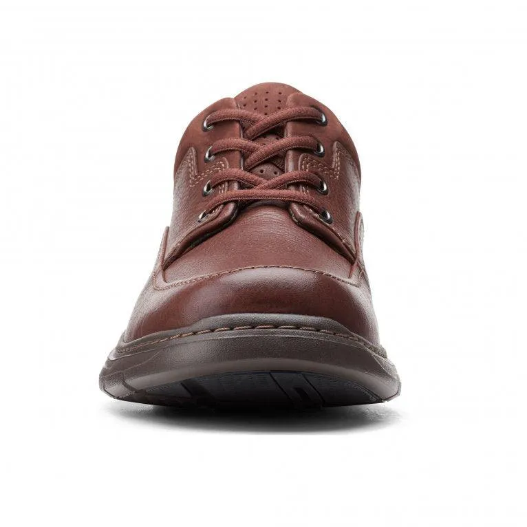 Clarks Mens Shoe Un Brawley Lace Mahogany