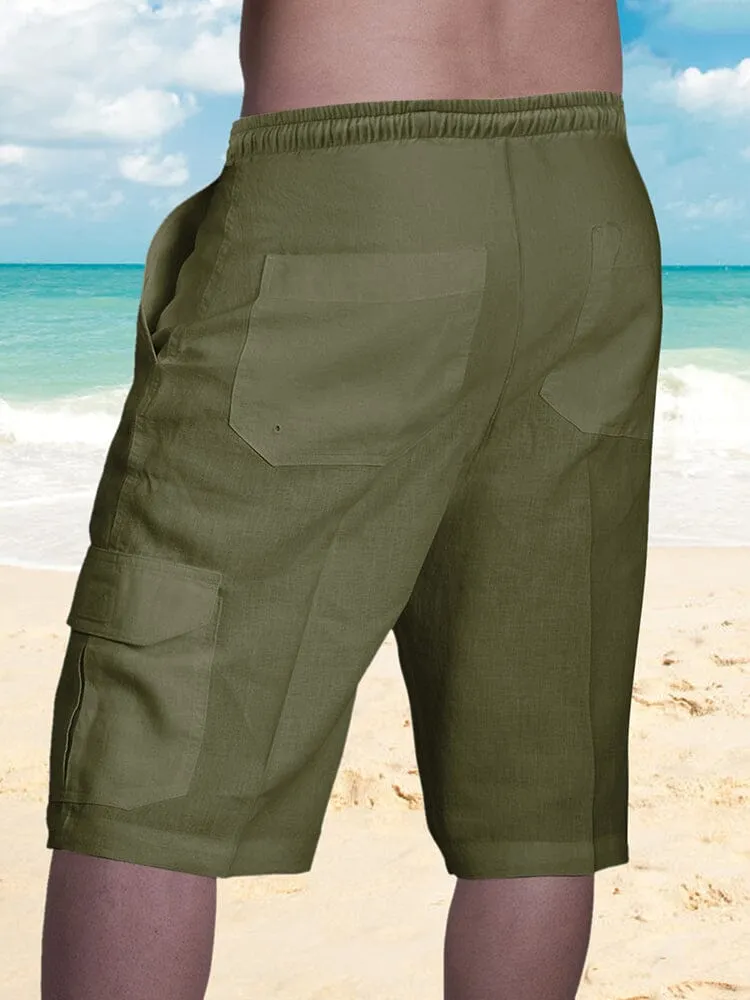 Cotton Shorts with Pockets