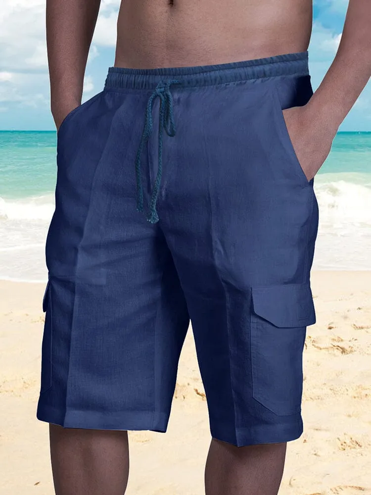 Cotton Shorts with Pockets