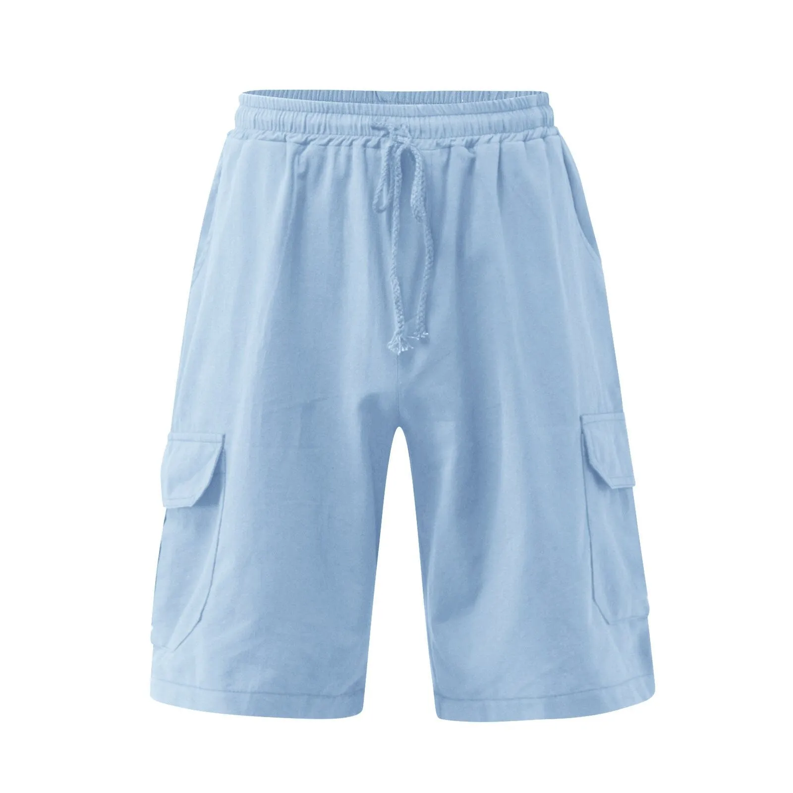 Cotton Shorts with Pockets