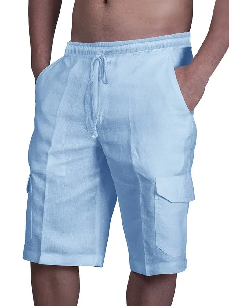 Cotton Shorts with Pockets