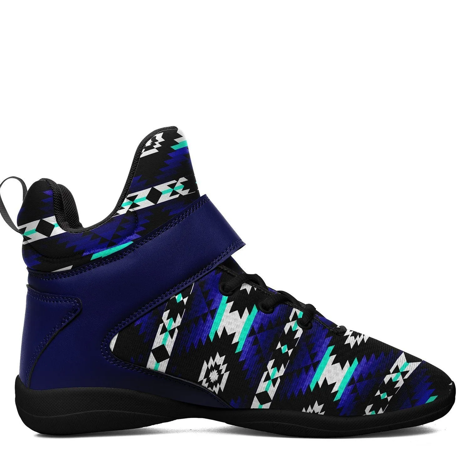 Cree Confederacy Midnight Kid's Ipottaa Basketball / Sport High Top Shoes