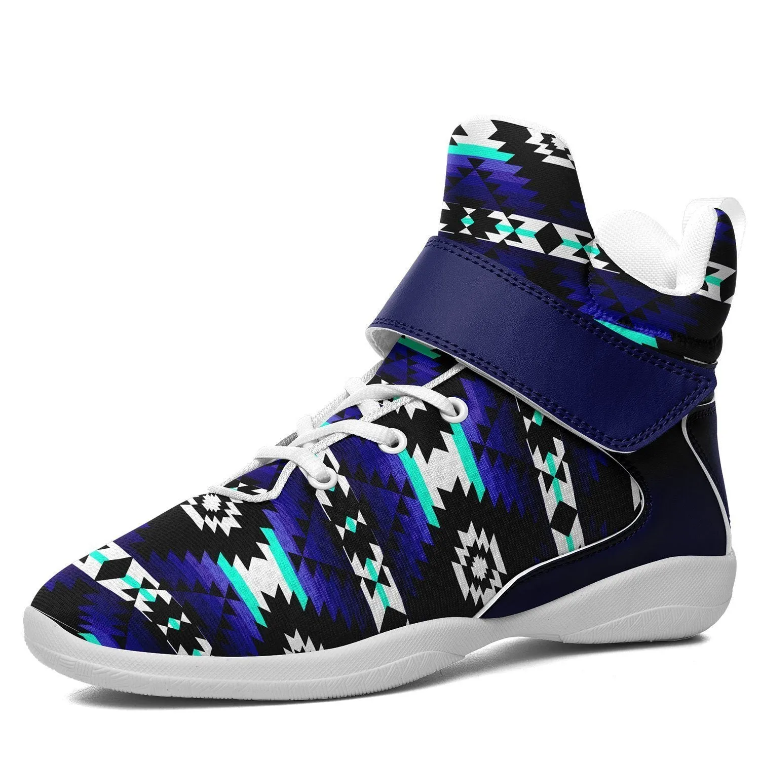 Cree Confederacy Midnight Kid's Ipottaa Basketball / Sport High Top Shoes