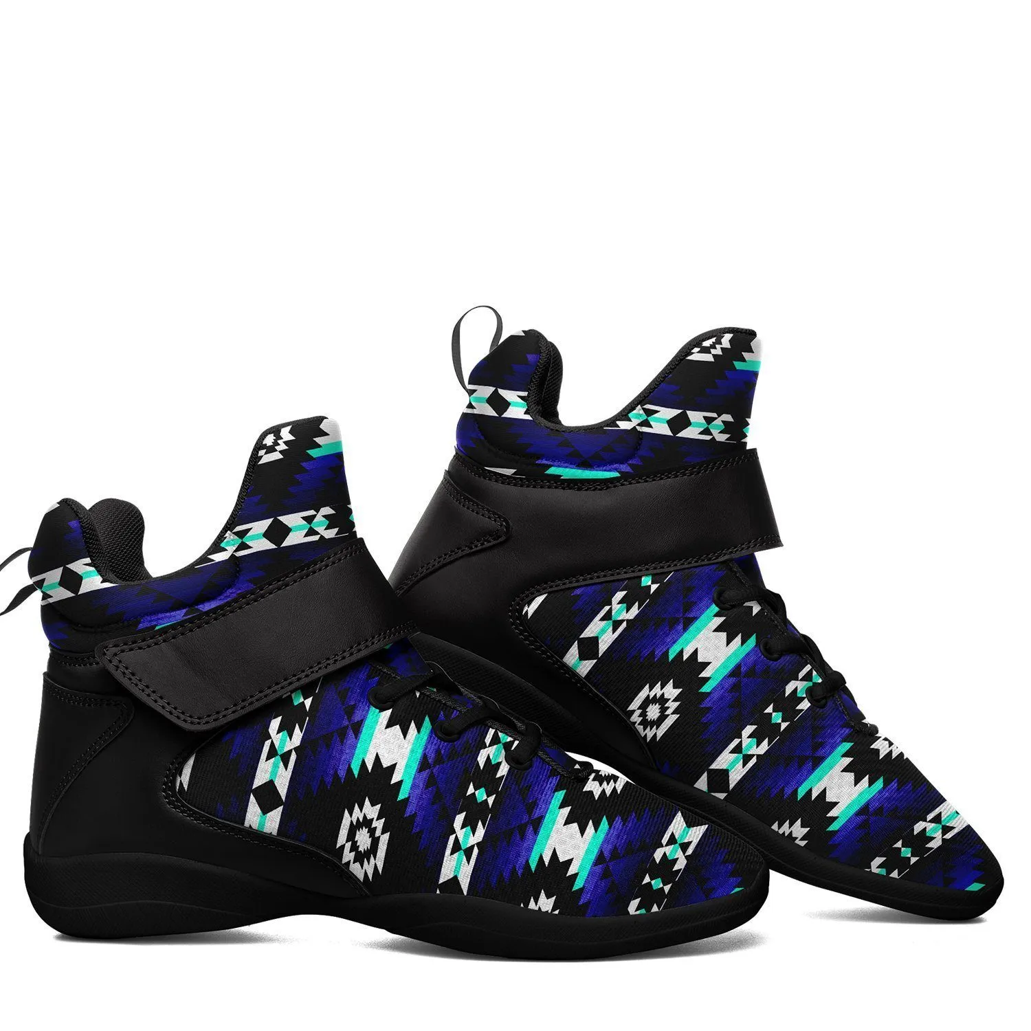 Cree Confederacy Midnight Kid's Ipottaa Basketball / Sport High Top Shoes