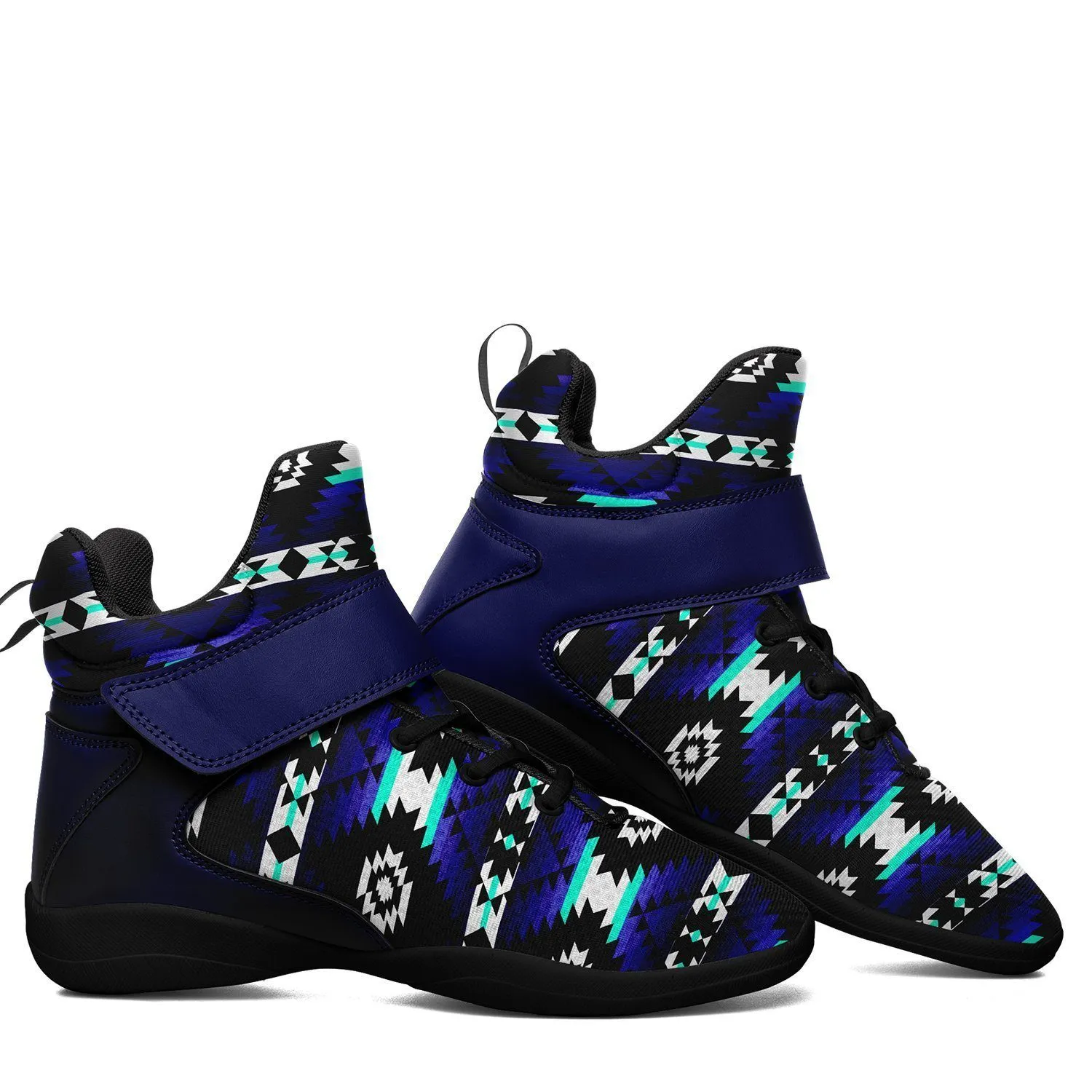 Cree Confederacy Midnight Kid's Ipottaa Basketball / Sport High Top Shoes