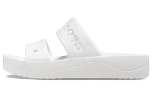 Crocs Baya Clog platform flip flops unisex, white