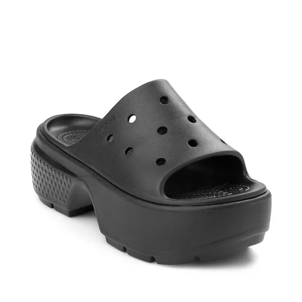 Crocs Stomp Platform Slippers, black