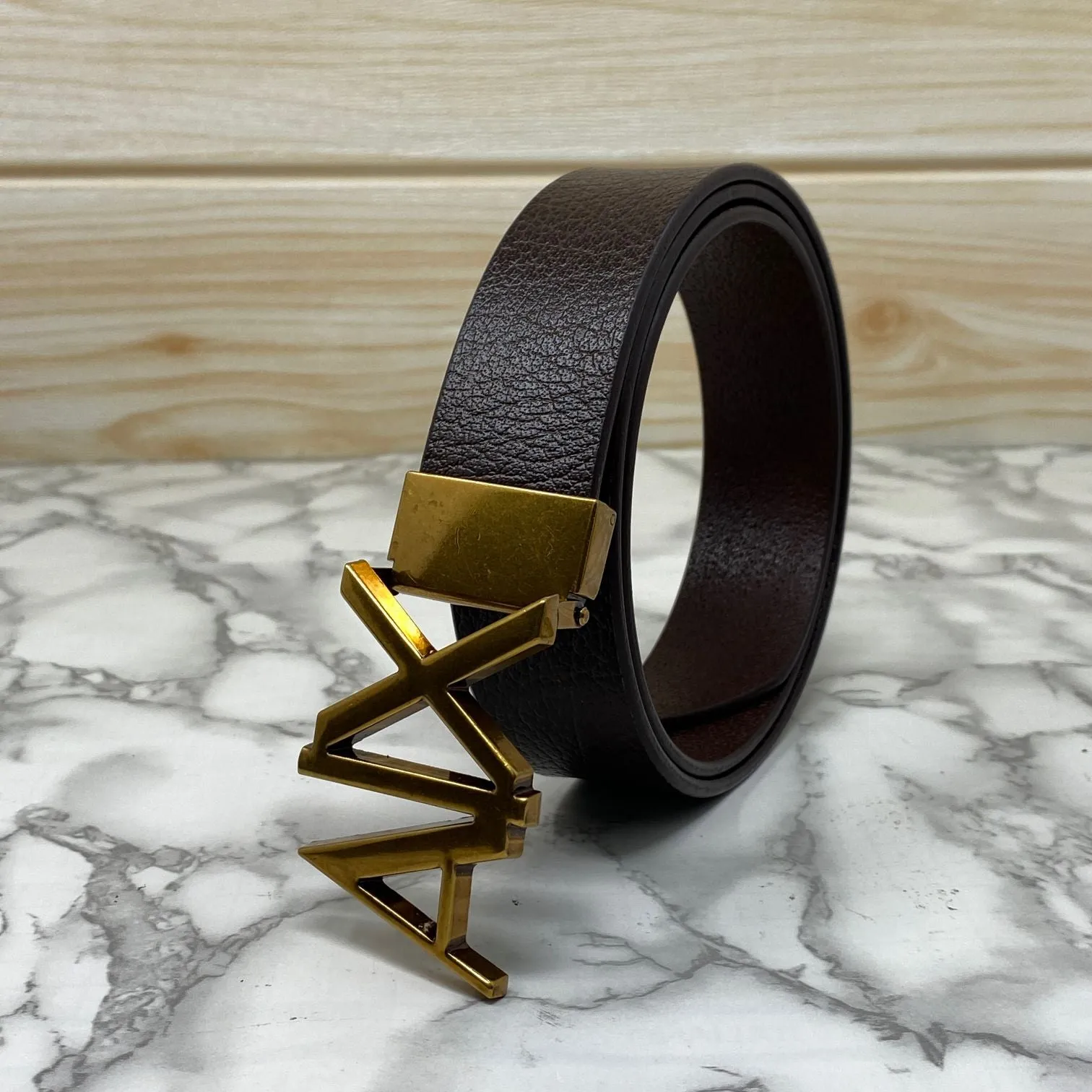 Fashionable AIX Leather Strap Belt -JonasParamount