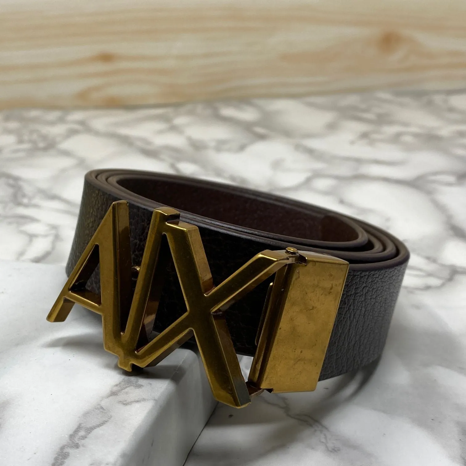 Fashionable AIX Leather Strap Belt -JonasParamount