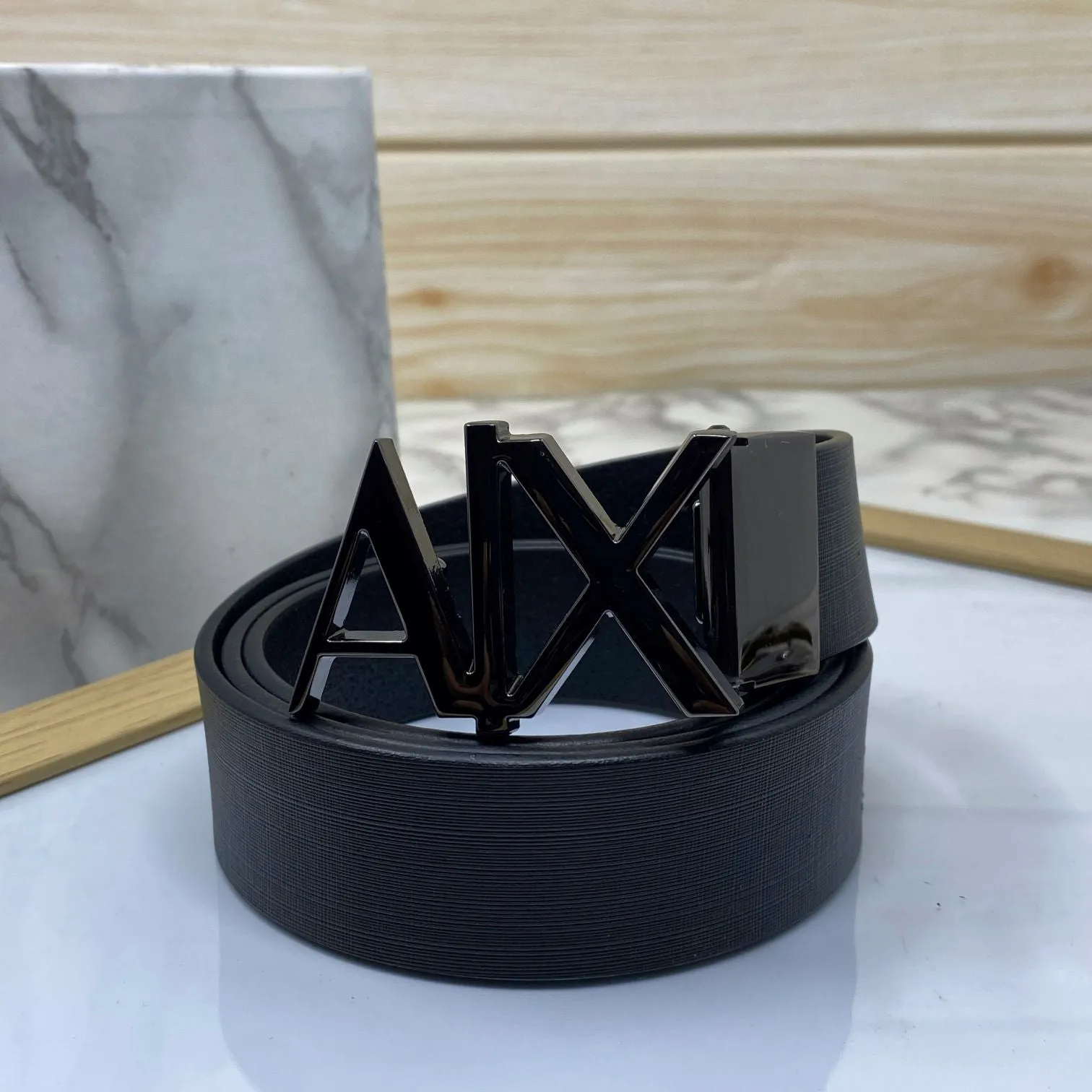 Fashionable AIX Leather Strap Belt -JonasParamount