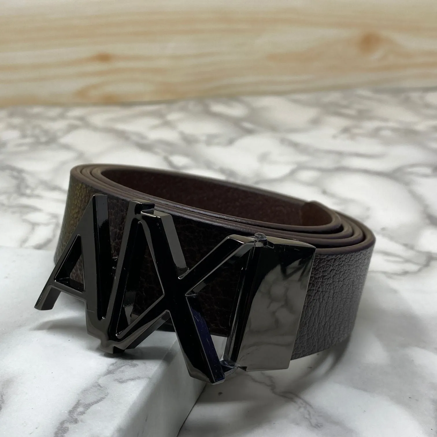 Fashionable AIX Leather Strap Belt -JonasParamount