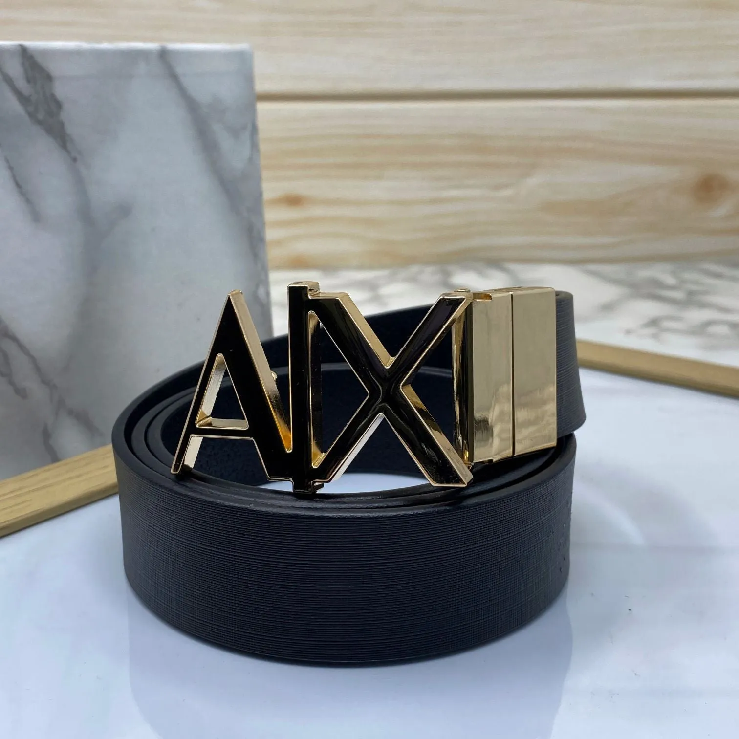 Fashionable AIX Leather Strap Belt -JonasParamount