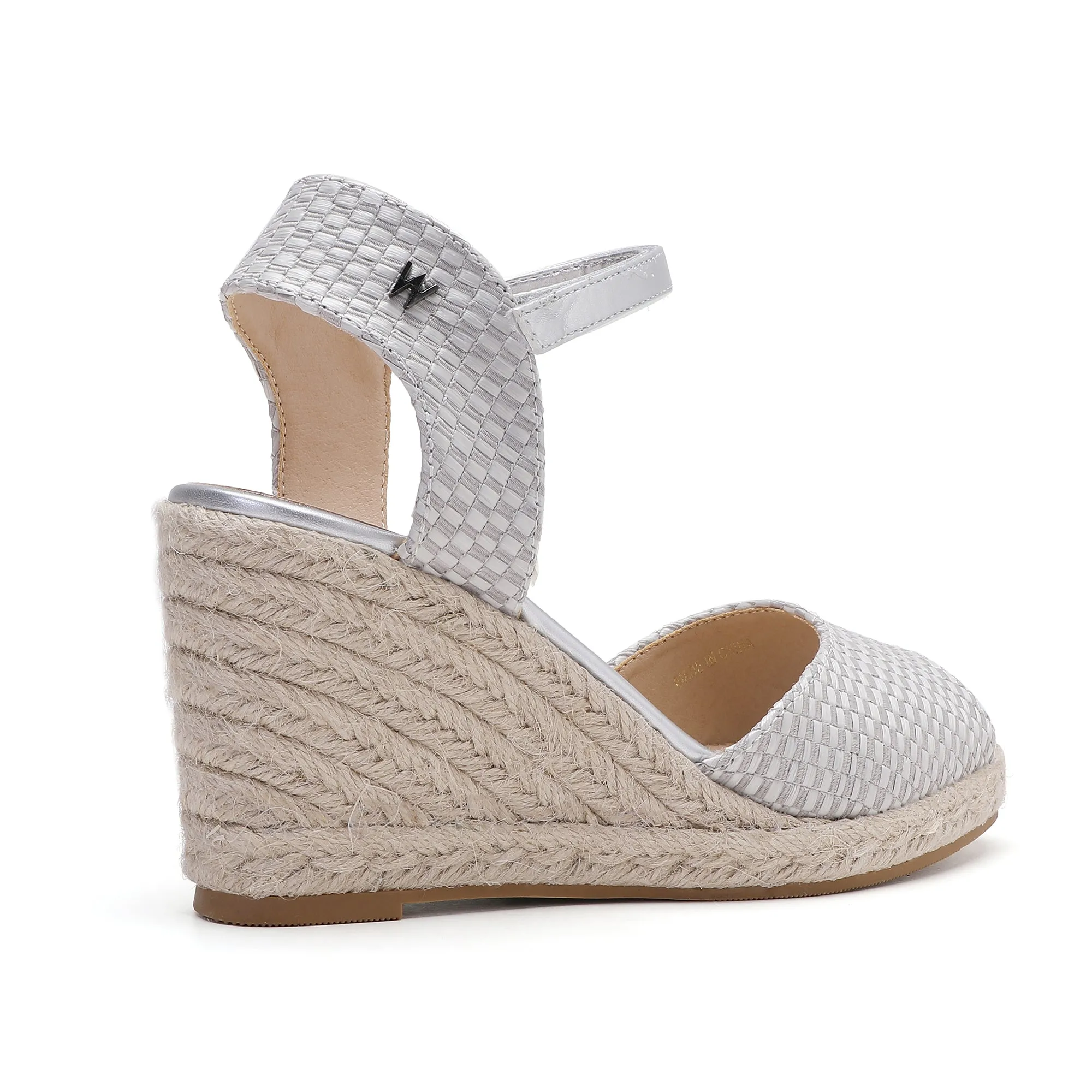 Flora Pearl Gray Espadrille