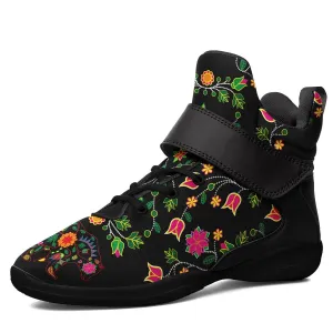 Floral Bear Ipottaa Basketball / Sport High Top Shoes - Black Sole