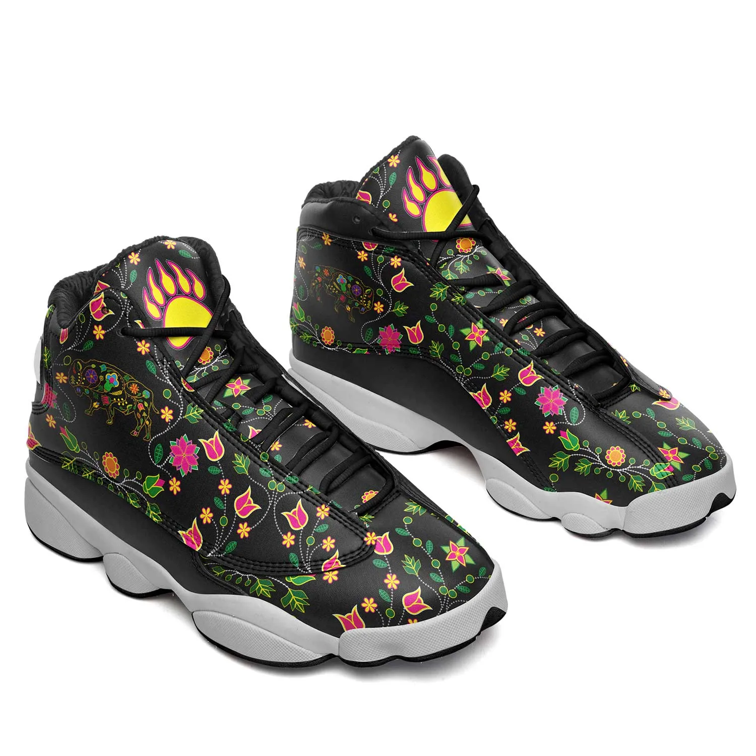 Floral Bearpaw Buffalo Isstsokini