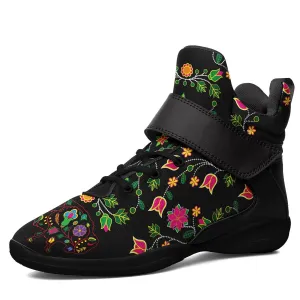 Floral Buffalo Ipottaa Basketball / Sport High Top Shoes - Black Sole