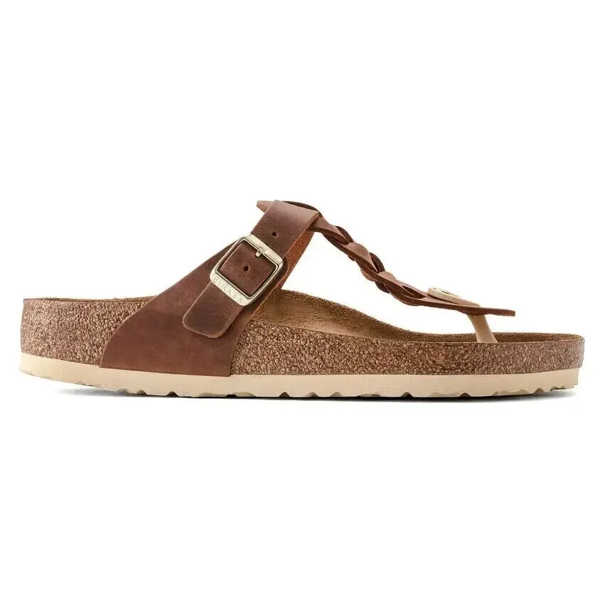 Gizeh Regular Braid Leather - Cognac