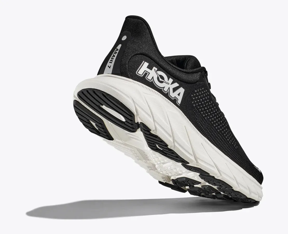 Hoka Arahi 7 Black White Men's