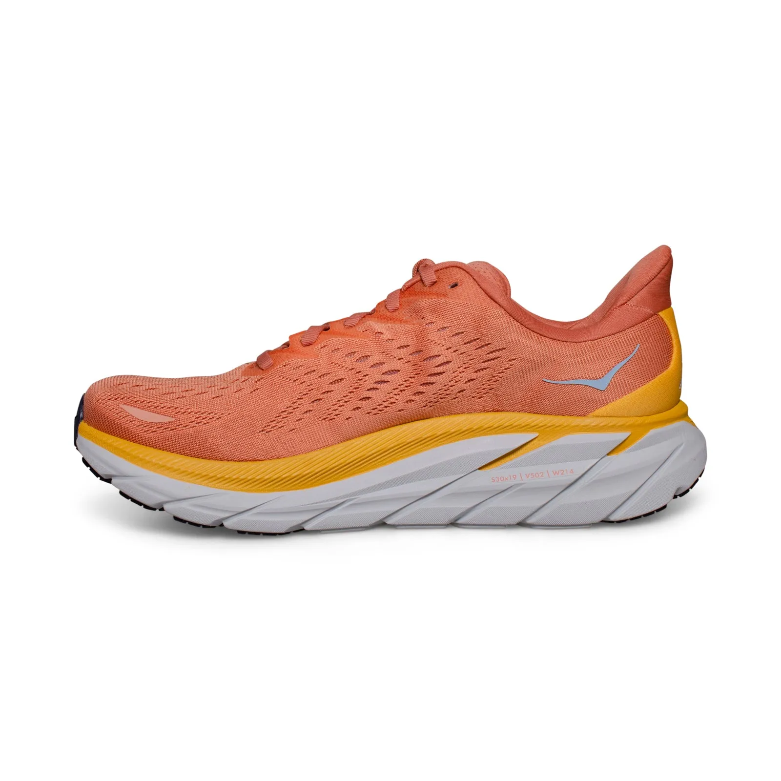 Hoka One One Clifton 8 Sun Baked / Shell Coral Running Shoes - Women's