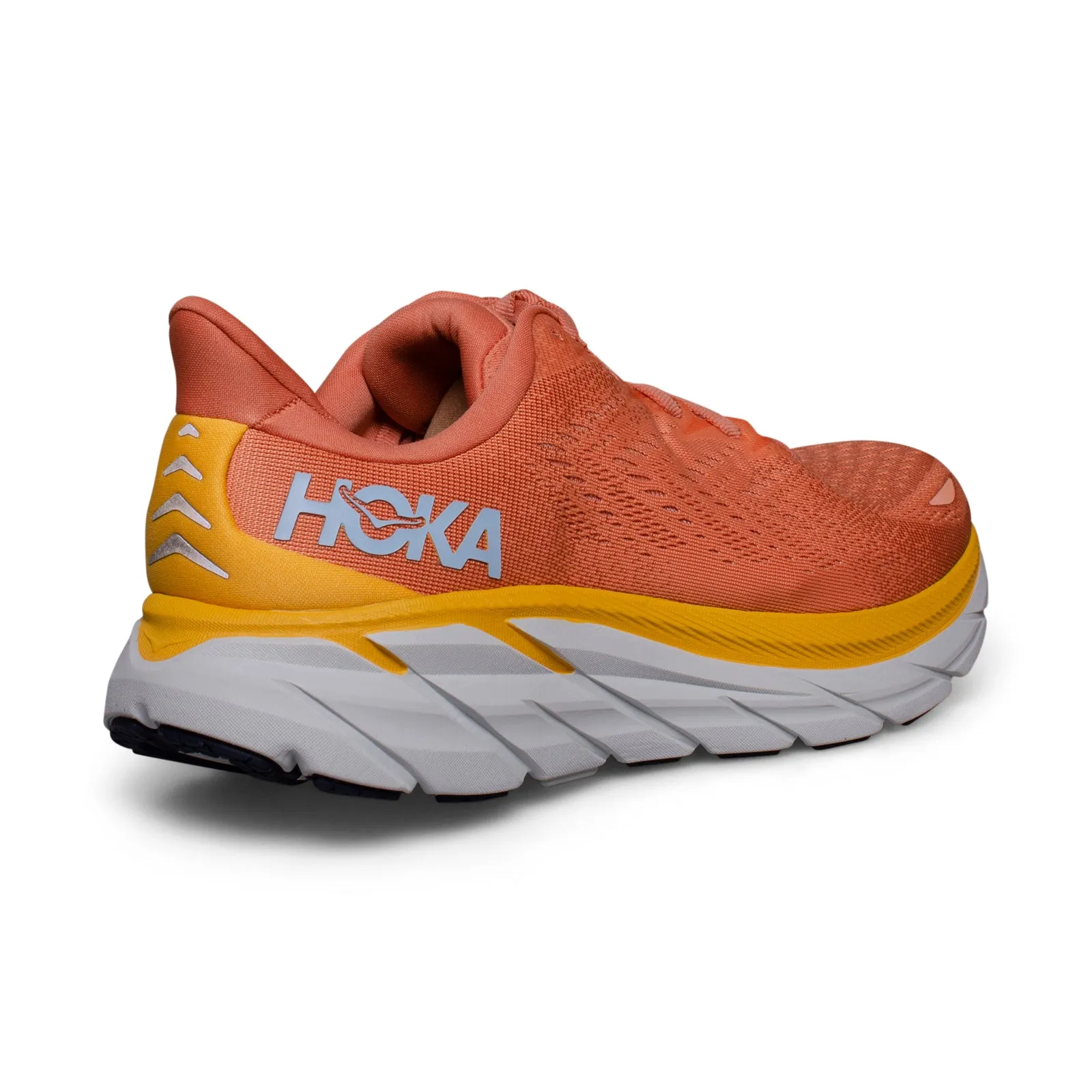 Hoka One One Clifton 8 Sun Baked / Shell Coral Running Shoes - Women's