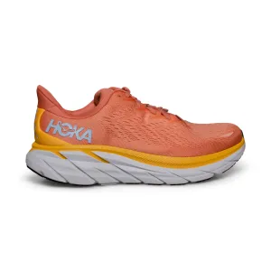 Hoka One One Clifton 8 Sun Baked / Shell Coral Running Shoes - Women's