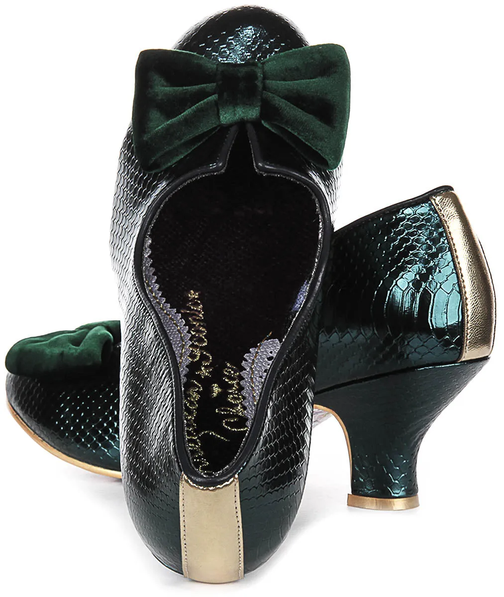 Irregular Choice Dazzle Razzle In Green For Women