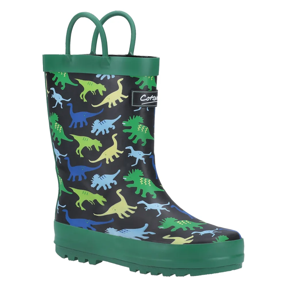 Kids Sprinkle Junior Wellingtons Boots Dinosaur