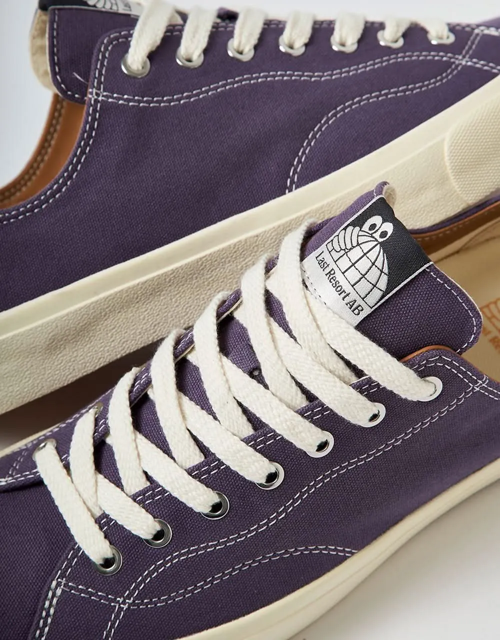 Last Resort AB VM003 Lo Canvas Skate Shoes - Purple Haze/White