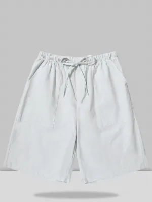 Linen Style Multi-pocket Shorts Casual Pants