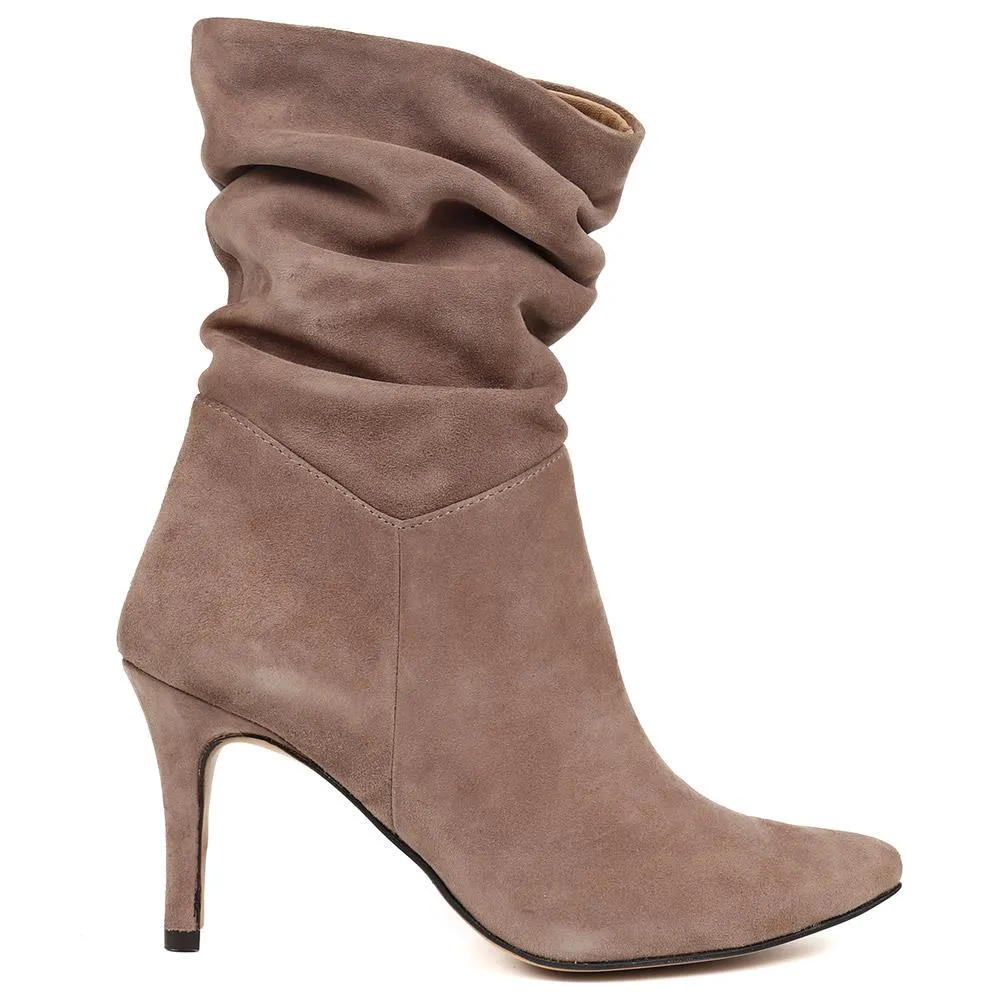 Luisa Leather Stiletto Heel Boots - LUISA / 324 250