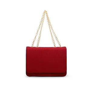 Maroon Casual Shoulder Bag P55540