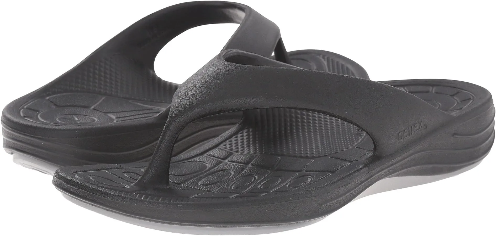 Maui Flip Aetrex flip-flops, black