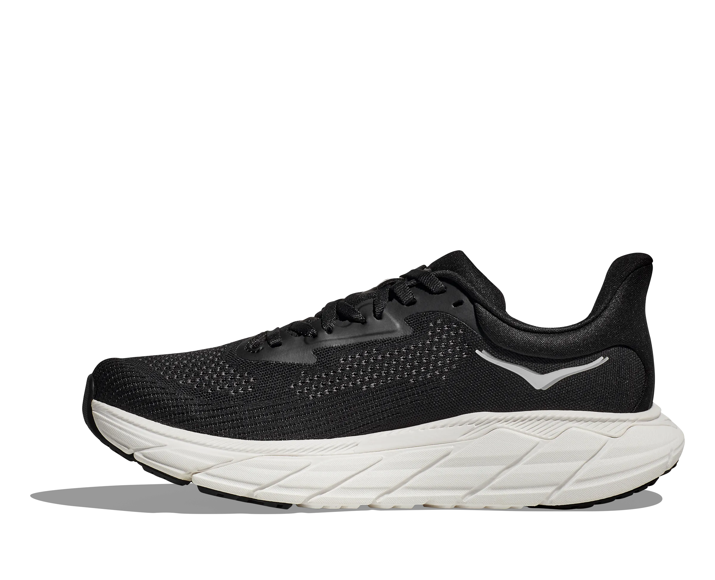 Men's Hoka Arahi 7 Wide 1147870BWHT Color:  Black/White