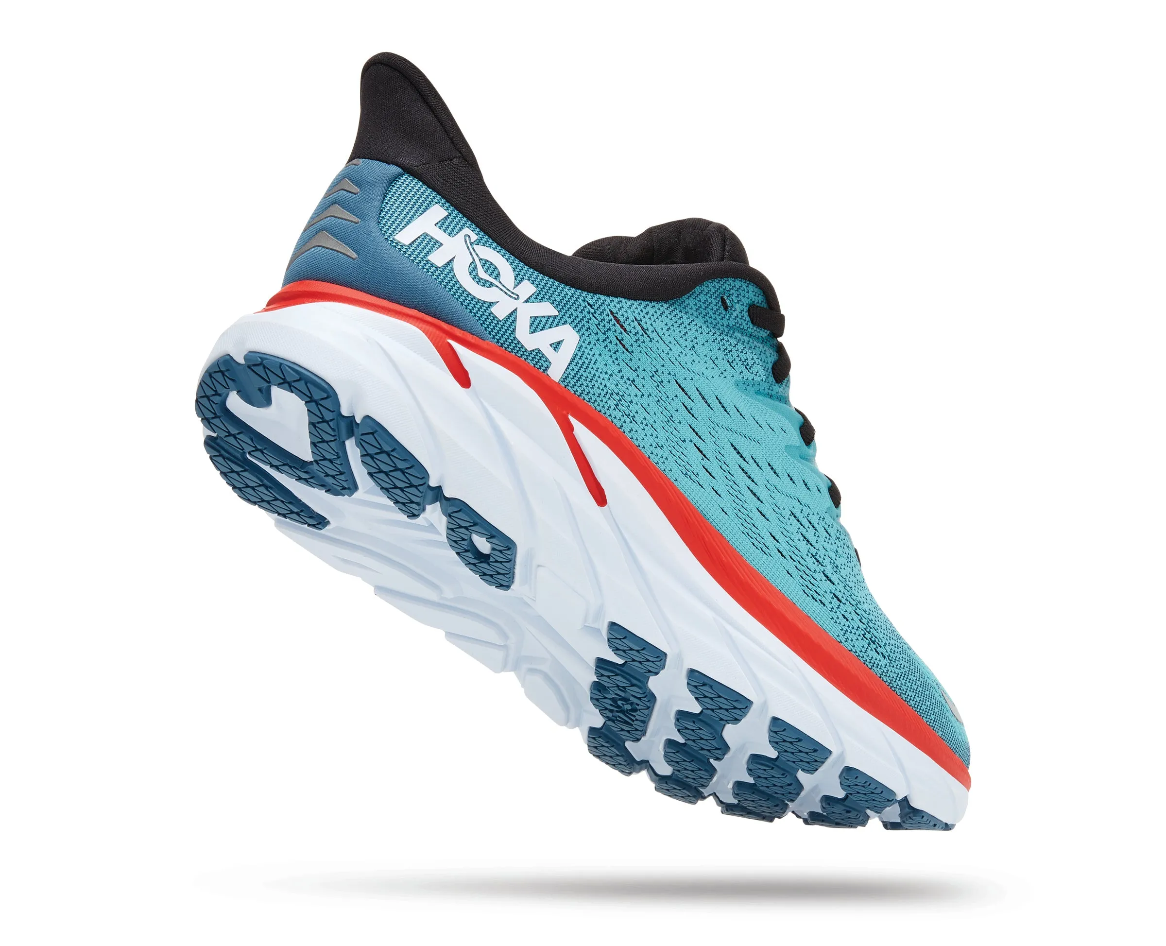 Men's Hoka Clifton 8 Color: Teal/Aquarelle