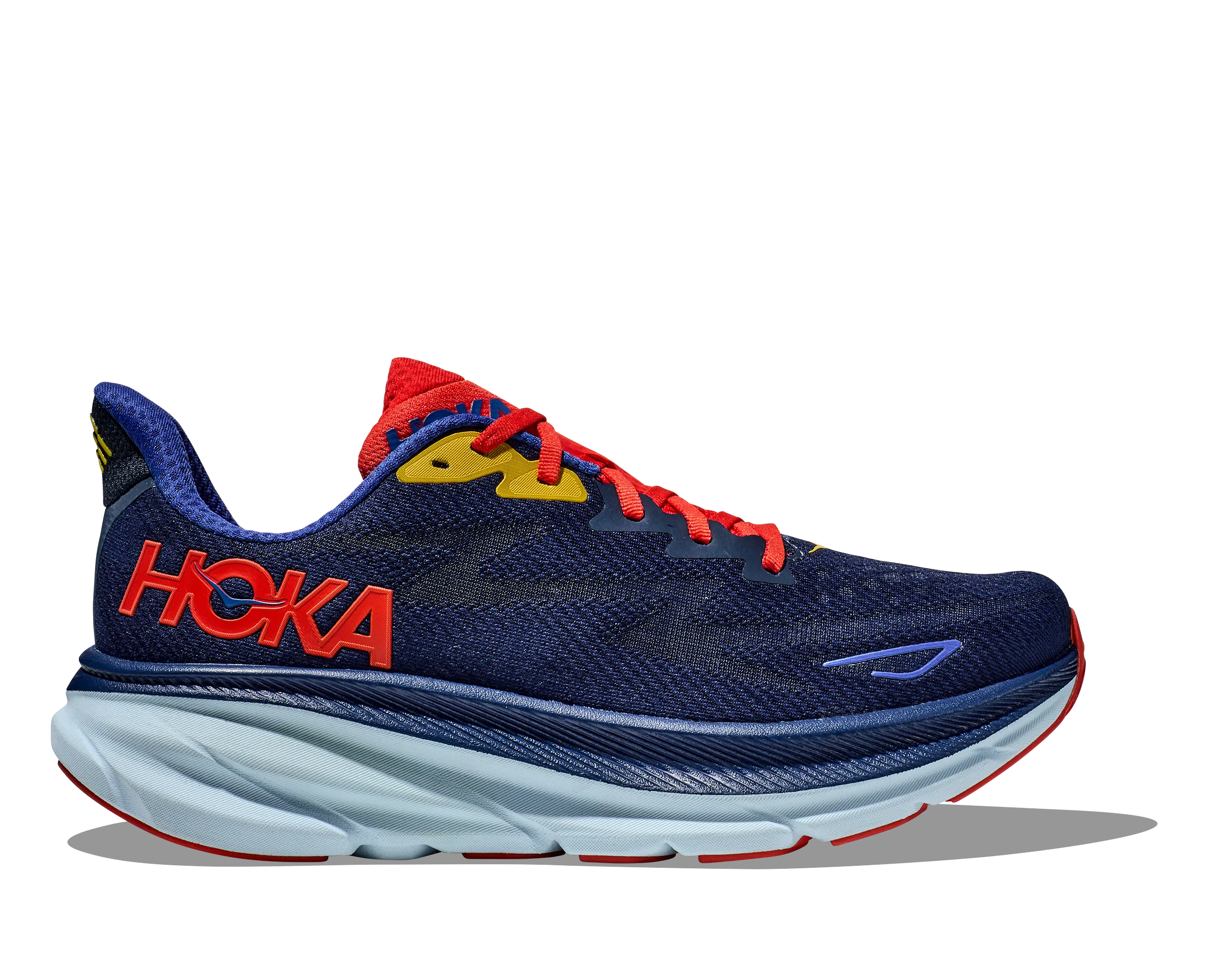 Men's Hoka Clifton 9 Color: Bellwether Blue/Dazzling Blue