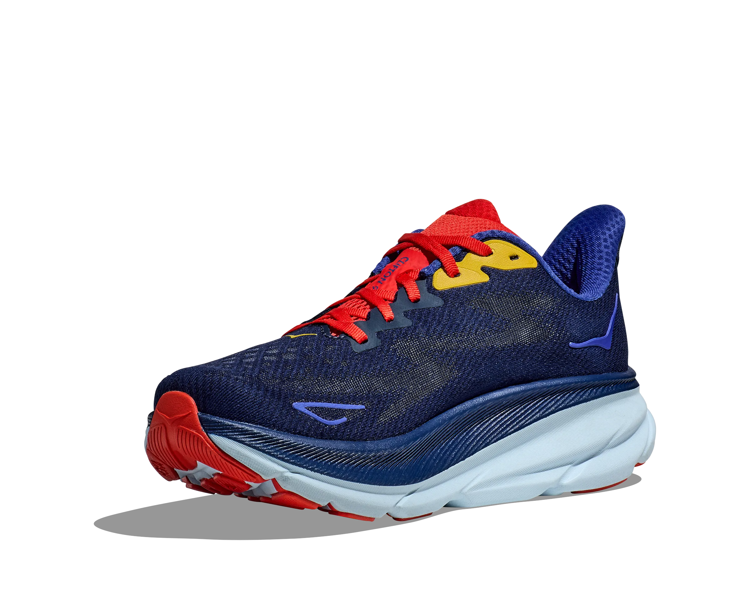 Men's Hoka Clifton 9 Color: Bellwether Blue/Dazzling Blue