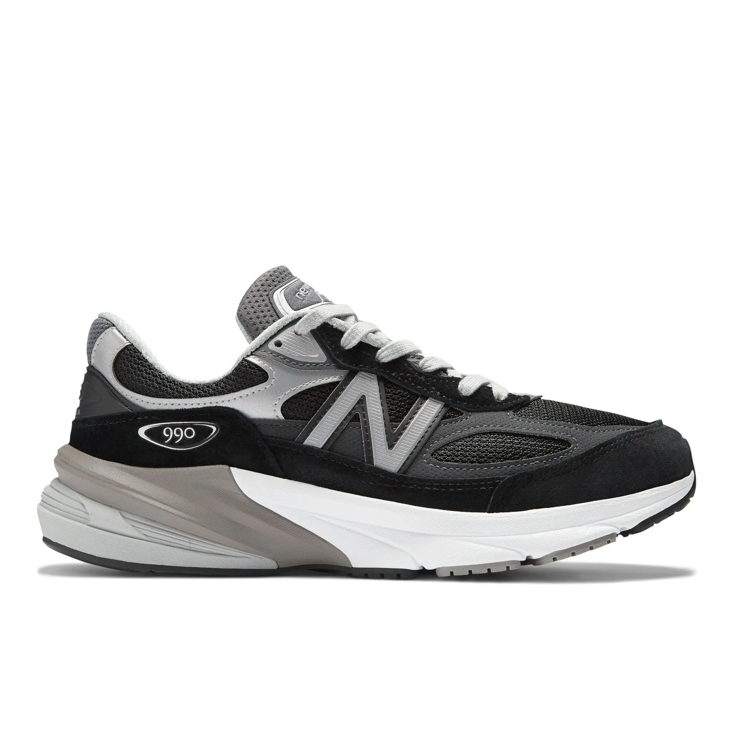 Men's New Balance Made in USA 990v6 Color: Black White