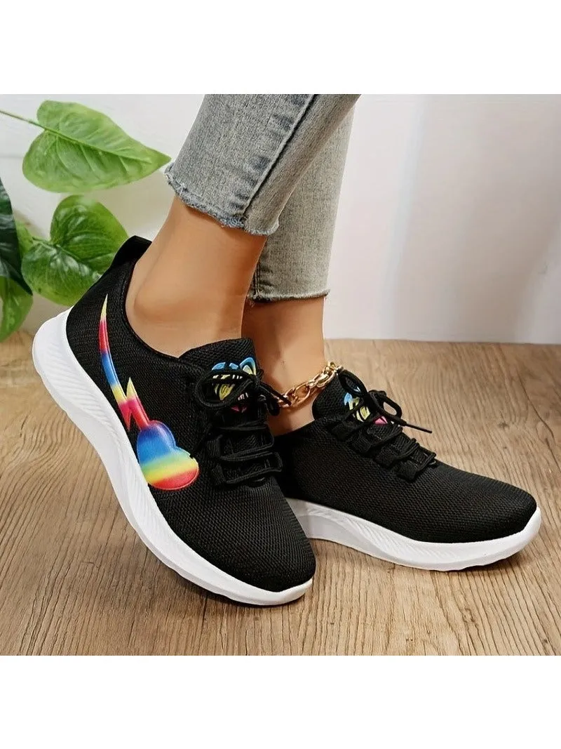 Mesh Lace-Up Sneakers