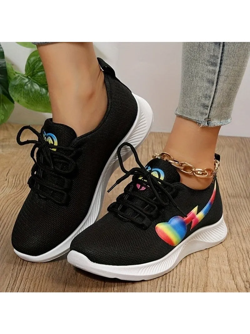 Mesh Lace-Up Sneakers